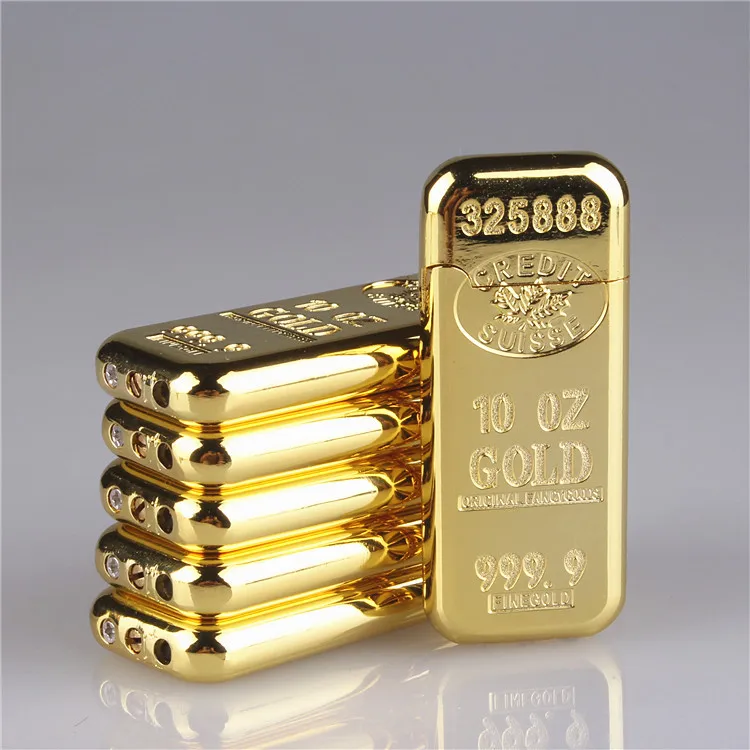 Amazon top seller Luxury gold lighter Gold Nugget Lighter for cigarette