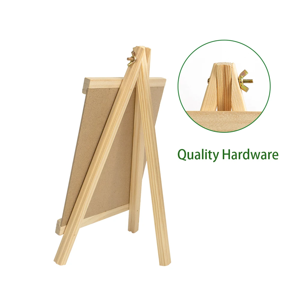25X48cm Store Sign Board Wooden Black Chalkboard Easel Stand For Kids Drawing Writing Message Board