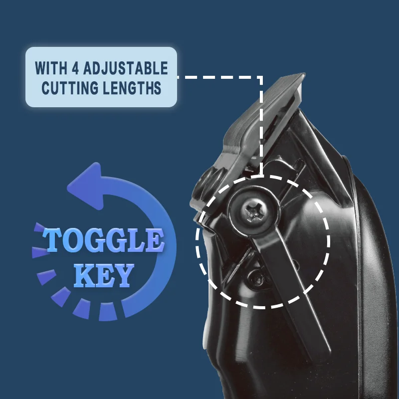 WMARK NG-119 RTS Electric Barber Salon Hair Detail Trimmer Rechargeable Hair Trimmer Clippers For Men