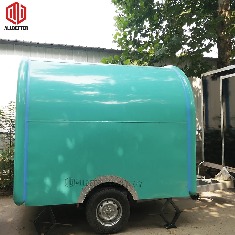 High Quality Mobile Bar Beer Truck Hand Push Food Cart Street Food Wagon Hot Dog Food Cart