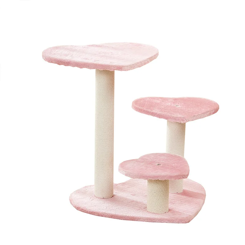 Manufacturer Wholesale Luxury Cat Scratcher Cute Strawberry Avocado Sunflower Design Sustainable Wood Sisal Cats Dogs Plastic