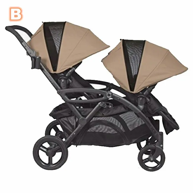 
Europe Standard stroller baby pram tricycle Aluminum premium thailand jogger Baby Stroller with air wheels 