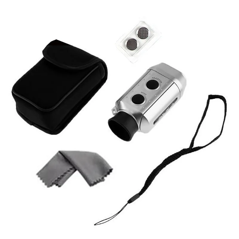 Mini portable golf rangefinder for outdoor use with CE Coin Cell Battery