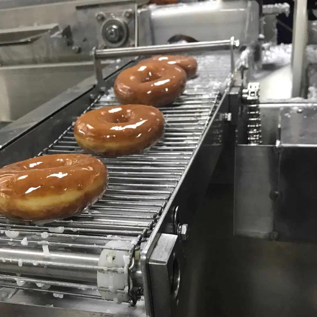 Commercial yeast donuts making machine full automatic donut production line high quality yeast-raised donut food machinery