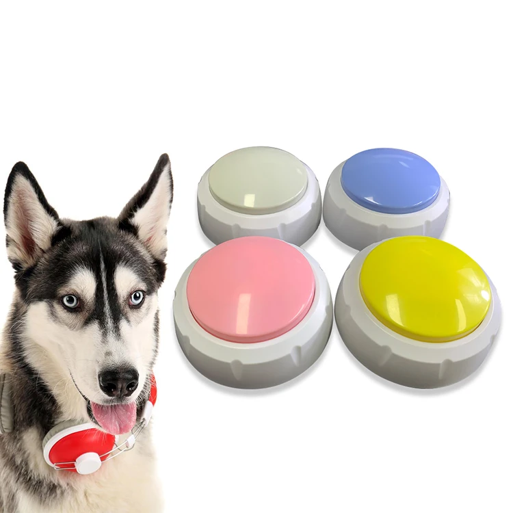 Factory Newest in stock word training buttons dog  button dog speech buttons