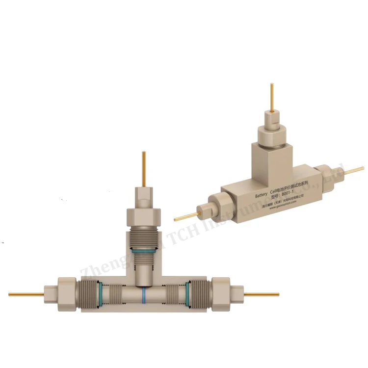 Quick Assembly Swagelok Cell  with Three-Electrode or Two-Electrode Configuration for Battery Material Testing