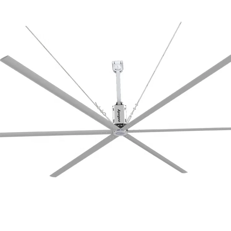 Apogee 24ft warehouse Use  Energy Saving   HVLS Ceiling Fan  with Geardrive Motor