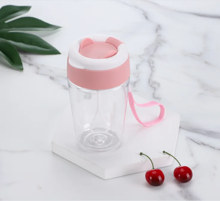 New Style Sublimation Self-Stirring Protein Two-Drinking-Spouts  Running/Gym Cheap  Blender Cup