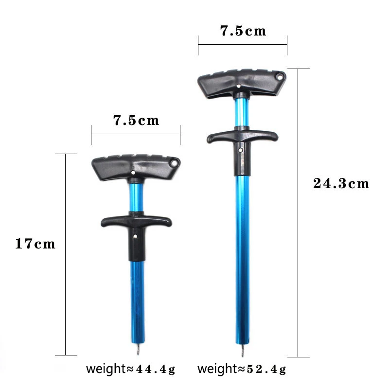 High quality Aluminum alloy portable T-type hook extractor fish hook separator