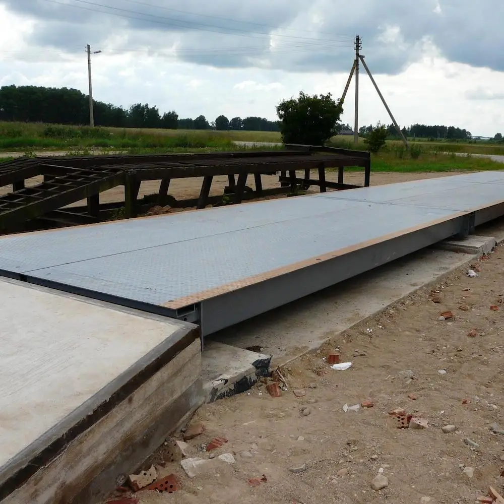 3x16m 3x18m 3x21m 3x24m 60 80 100 ton Electronic Weighbridge Truck Scale