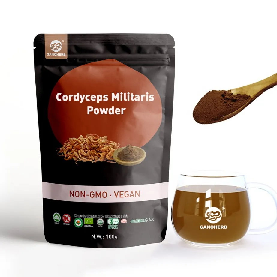 OEM Immune Booster Extractos de plantas of Cordyceps Sinensis Mycelium Extract Powder
