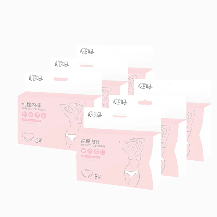 Disposable brief underwear c section hospital mesh cotton maternity disposal panties for woman