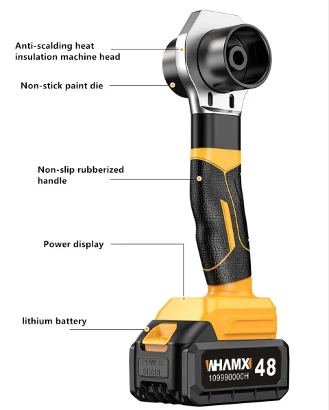 WHAMX 150 Вт беспроводной Горячий плавильный аппарат для ручного строительства 20-32 мм ПВХ PPRC