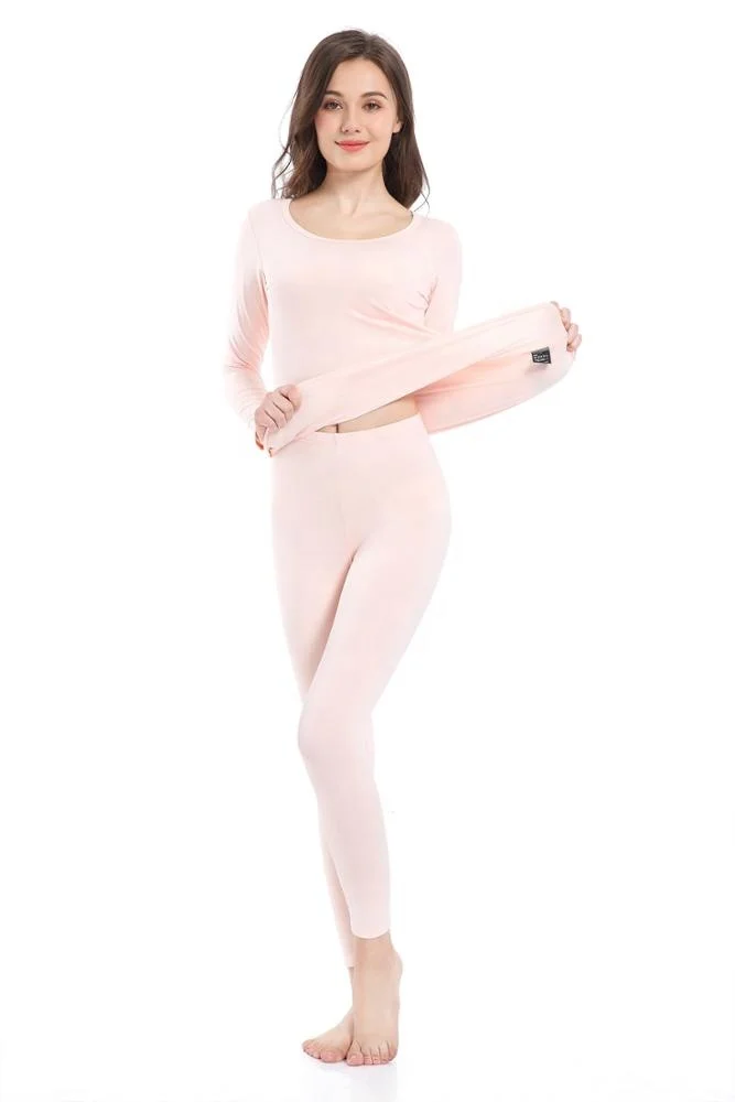 
Free Shipping Ultra Soft Women Thermal Underwear Set Fleece For Winter Long Johns Second Skin Winter Female Thermal Shirt Women 