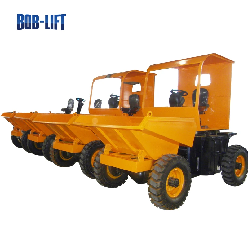 Popular Electric Diesel Mini Dumper 4x4 Front Loading 5 Ton Hydraulic Truck Dumper Loader For Sale
