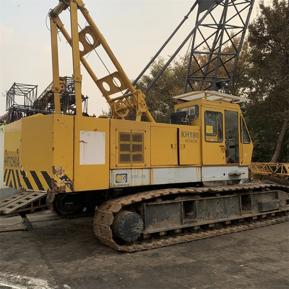 Sale In Shanghai HITACHI KH180-3 Used Crawler Crane 50Ton crane