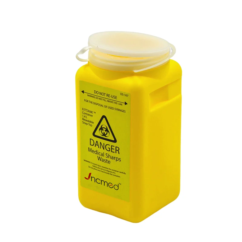 1.4 Quart sharps container insulin syringes Sharps bin Home Sharps Container