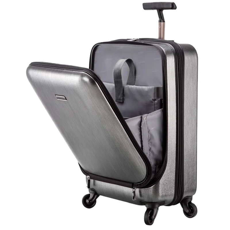 smooire travel luggage PC Luggage With Front Pocket polycarbonate luggage travel bag fashion business laptop