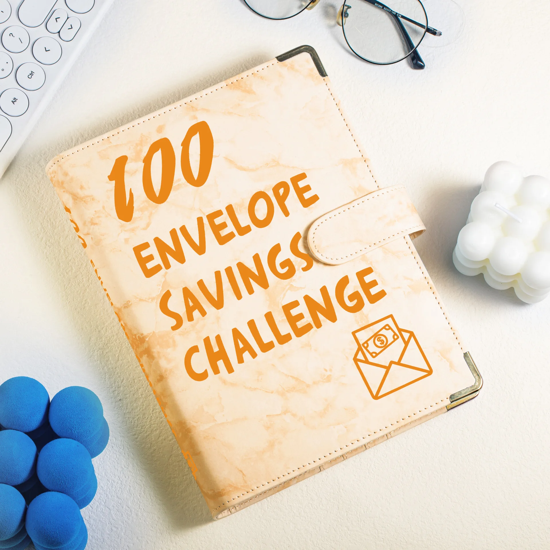 100 envelopes saving challenge book Money Budget Book for $5,050 Purple budget binder with envelopes saving challenge book