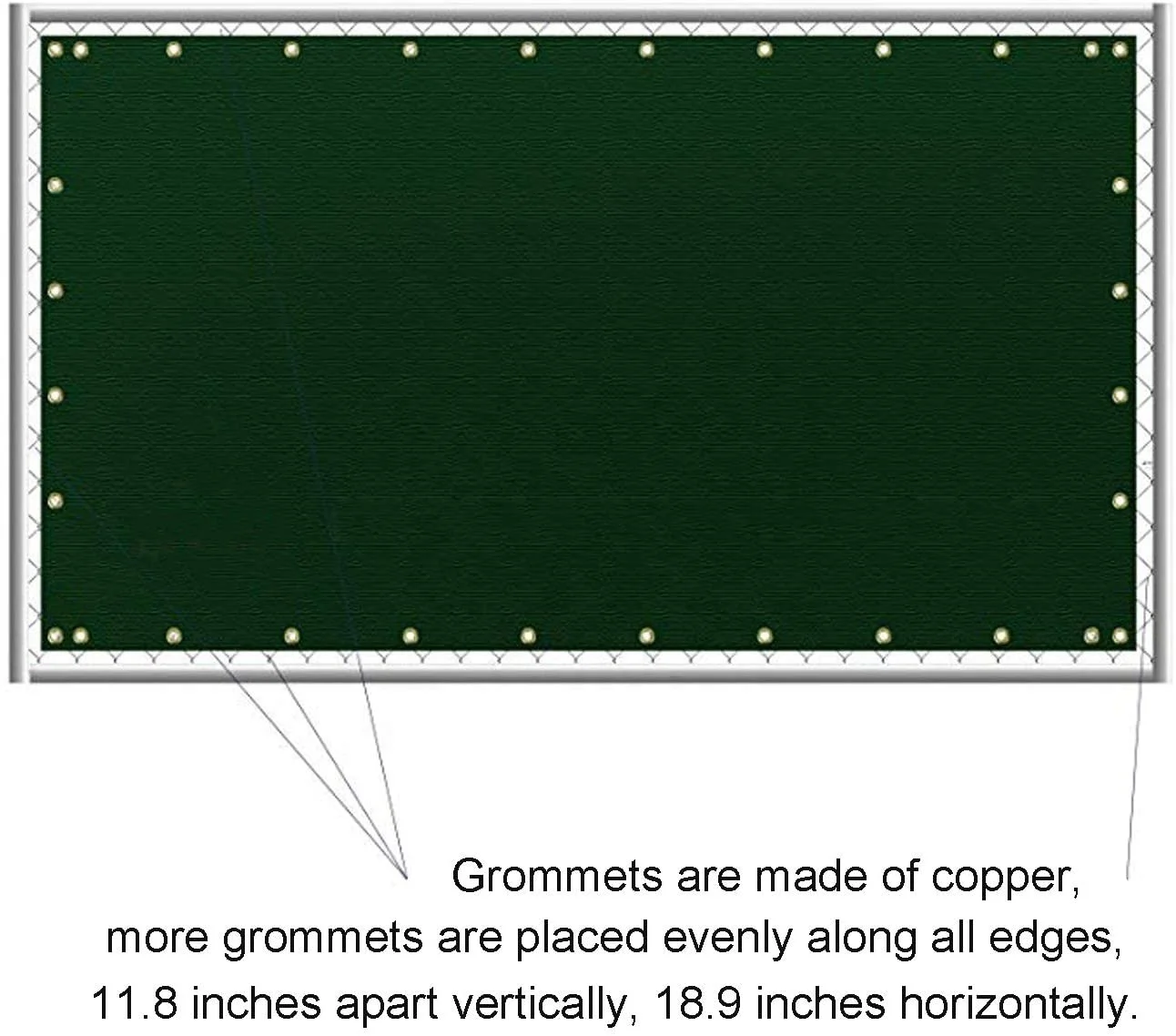 Factory Direct Sale 6 feet x 50 feet Privacy Screen Fence Heavy Duty Fencing Mesh Shade Net Cover for Wall Garden Yard Backyard