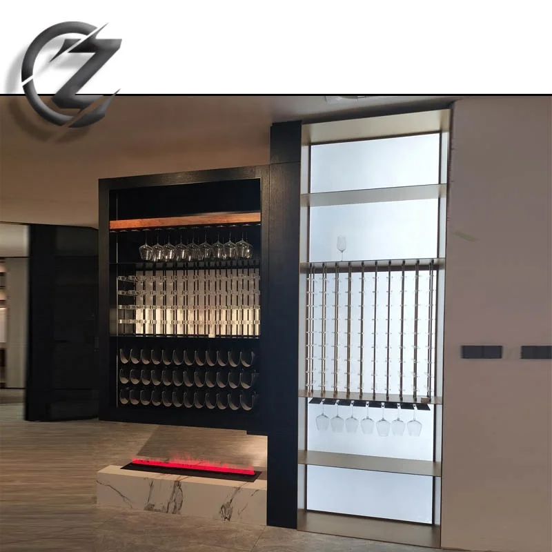 Light luxury closet decoration custom high-end wine cabinet
