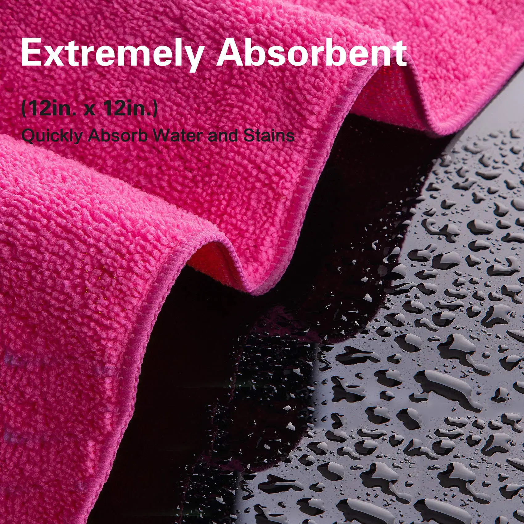 Microfiber Super Absorbent Quick Dry Towel Custom Quality Household Cleaning Cloth Eco-Friendly Kitchen Car Wash General Washing