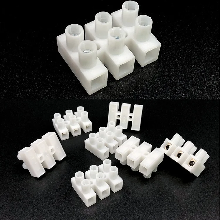 Nylon screw lock cable connector post terminal block binding post wiring terminal