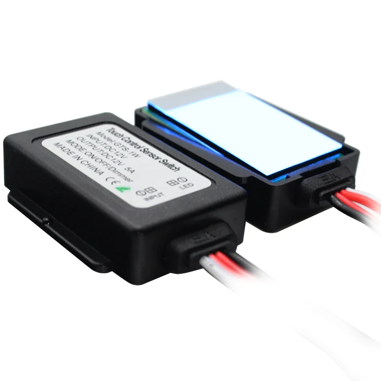 Диммер яркости светодиодный зеркальный сенсорный переключатель 12 В постоянного тока стеклянный сенсорный переключатель