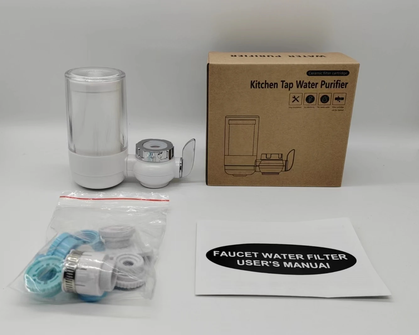 high performance porous ceramic filter faucet tap water purifier for Kitchen Tap Faucet Filter System