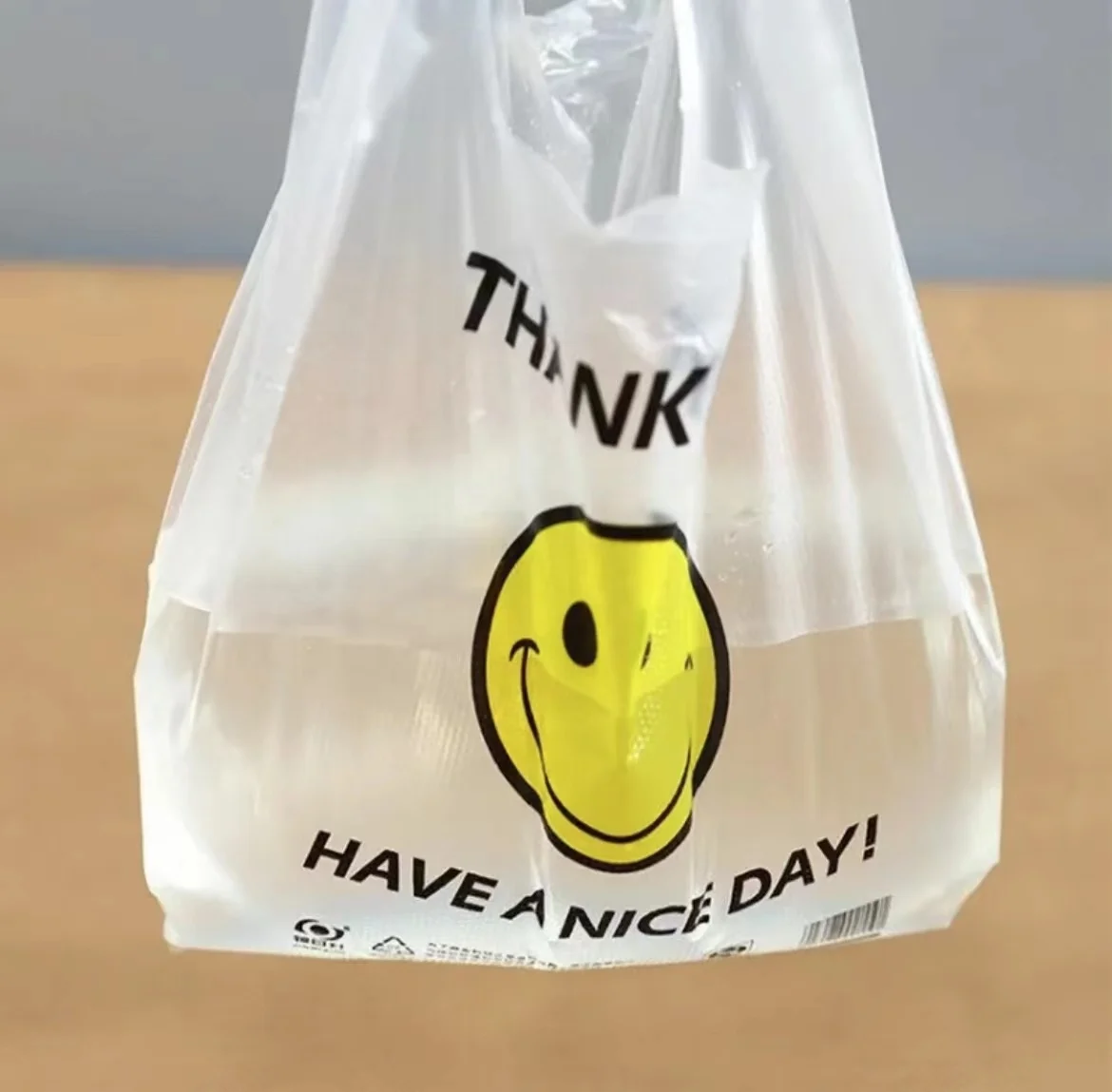 Plastic bag wholesale printed custom price plastic shopping market bag