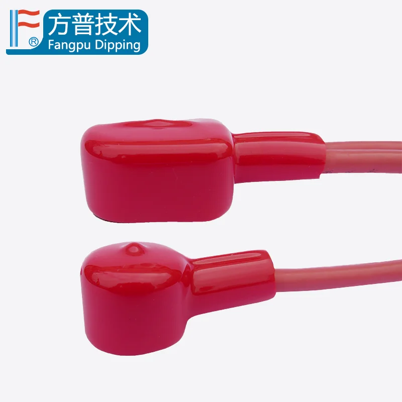 Factory Red Battery Terminal Rubber Cover Black Battery Insulation Cover Soft Battery Terminal Covers for boat car