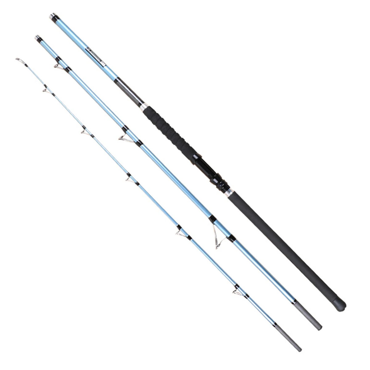 Manufacturer 2/3 Piece Super Hard 2.4m 2.7m 3m 3.3m Carbon Fiber Surf Casting Fishing Rods
