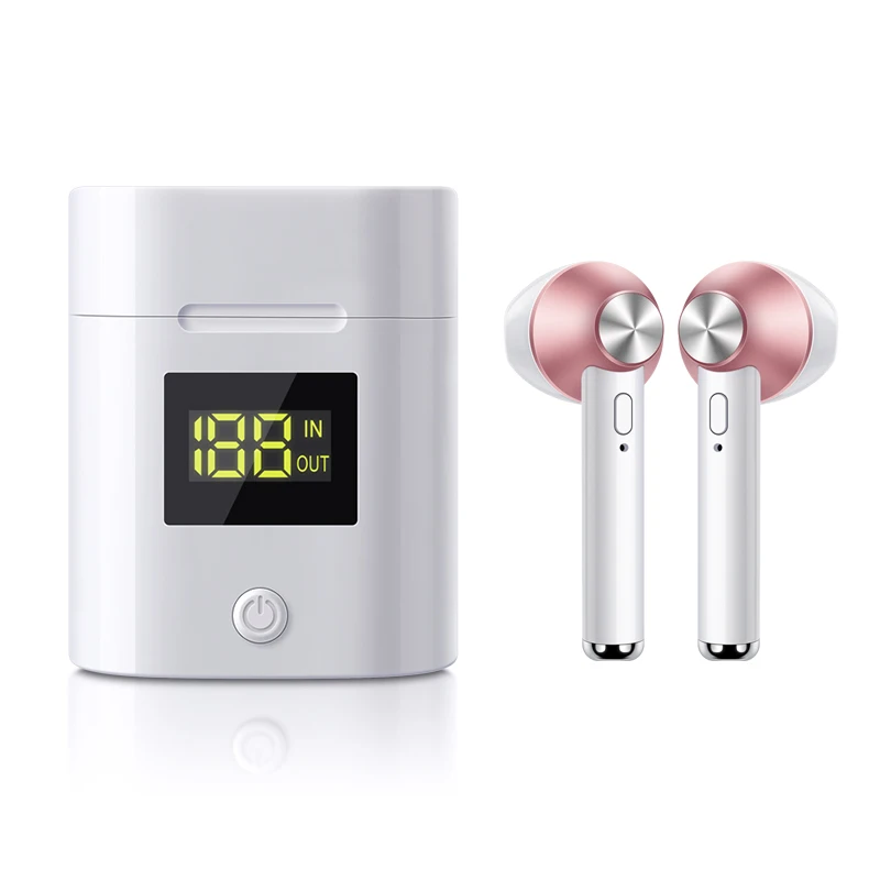 Hot selling product tws in-ear headset with display earbuds