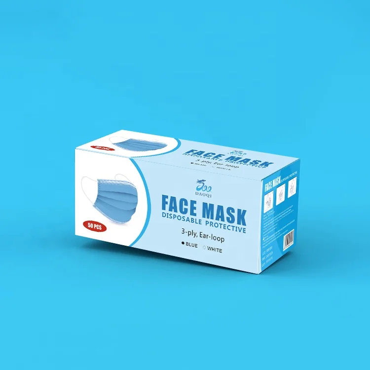 
 Оптовая продажа En14683 продукты из Китая не медицинских лицевых масок одноразовые защитные сухая маска для лица для гражданского использования 3 слоя маска для лица  