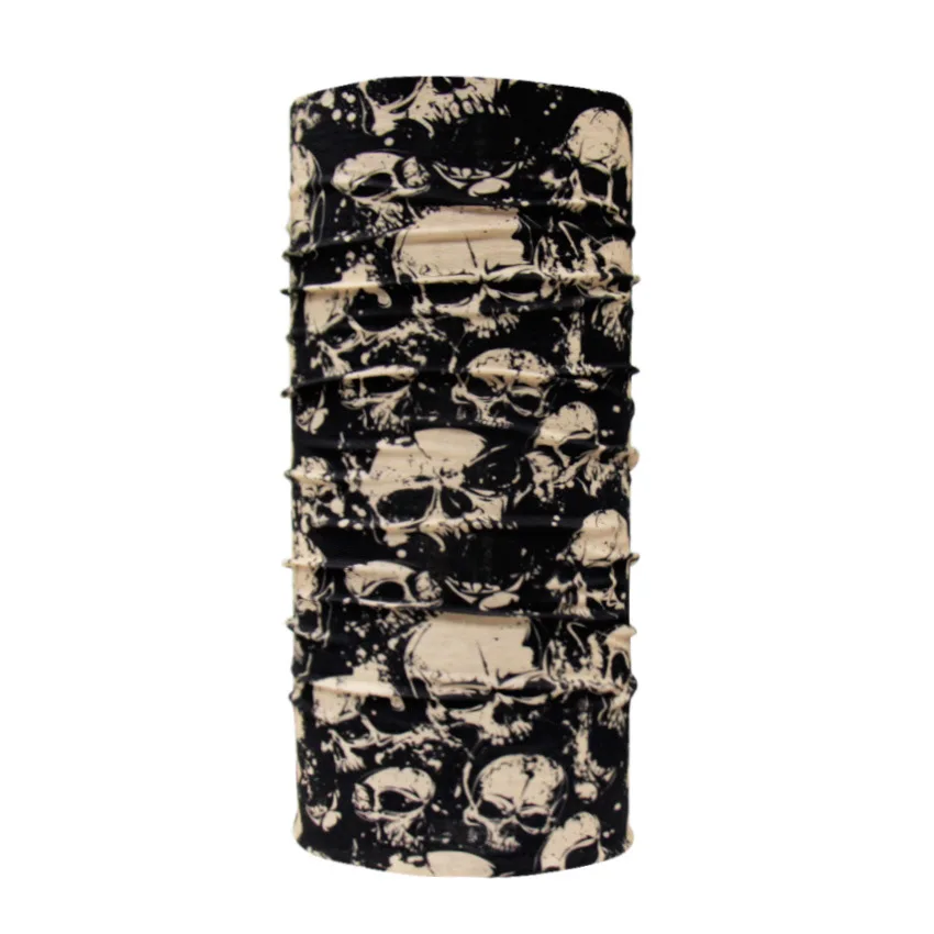 New Custom Print Skull Magic Hot Sale Neck Tube Bandanas Scarf For Outdoor Sports