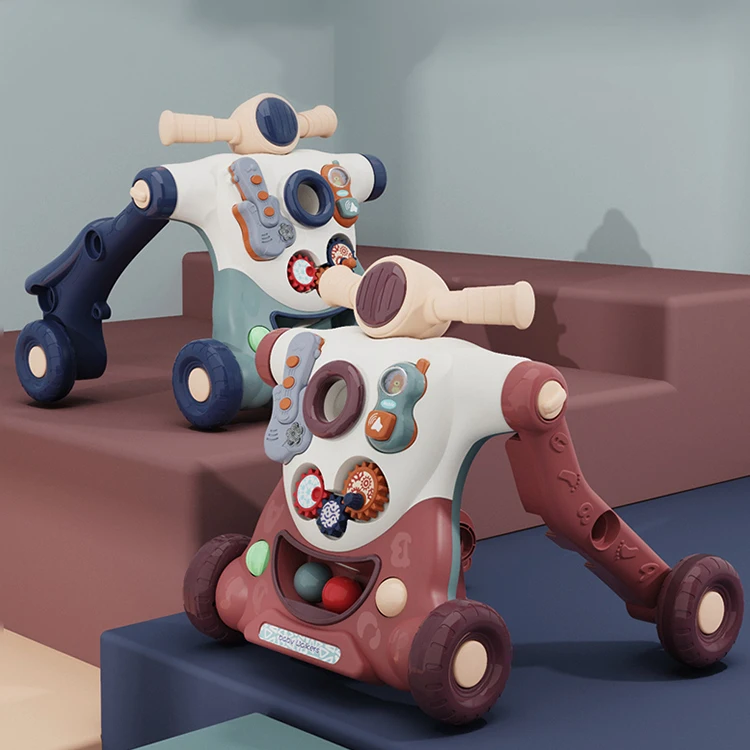 Детская развивающая игрушка для коляски, Обучающие детские ходунки с музыкой, детские ходунки, игрушки, коляски, ходунки