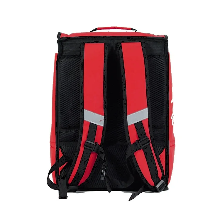 With Reflective strip Plastic Feet food delivery bag heavy duty thermal bags for food delivery backpack thermal with cup holder