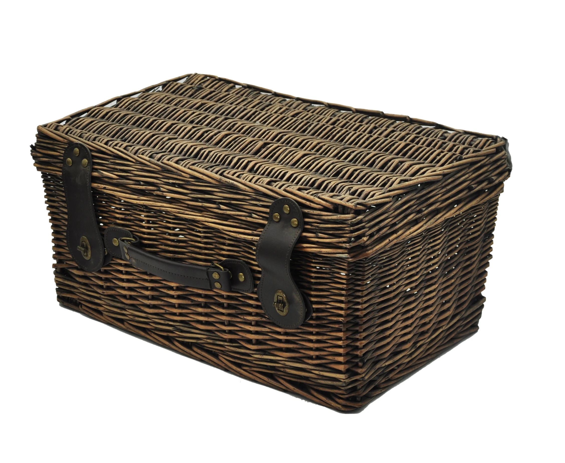 Wholesale Custom Size Handmade Weave Bread Basket Wicker Picnic Basket Picnic Basket