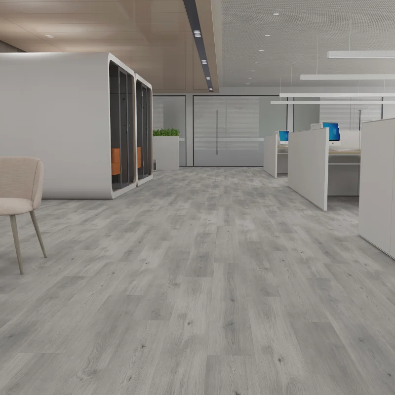 Customized Waterproof 5mm SPC Flooring Plastic Flooring No Glue Needed to Install 0.5mm Wear Layer