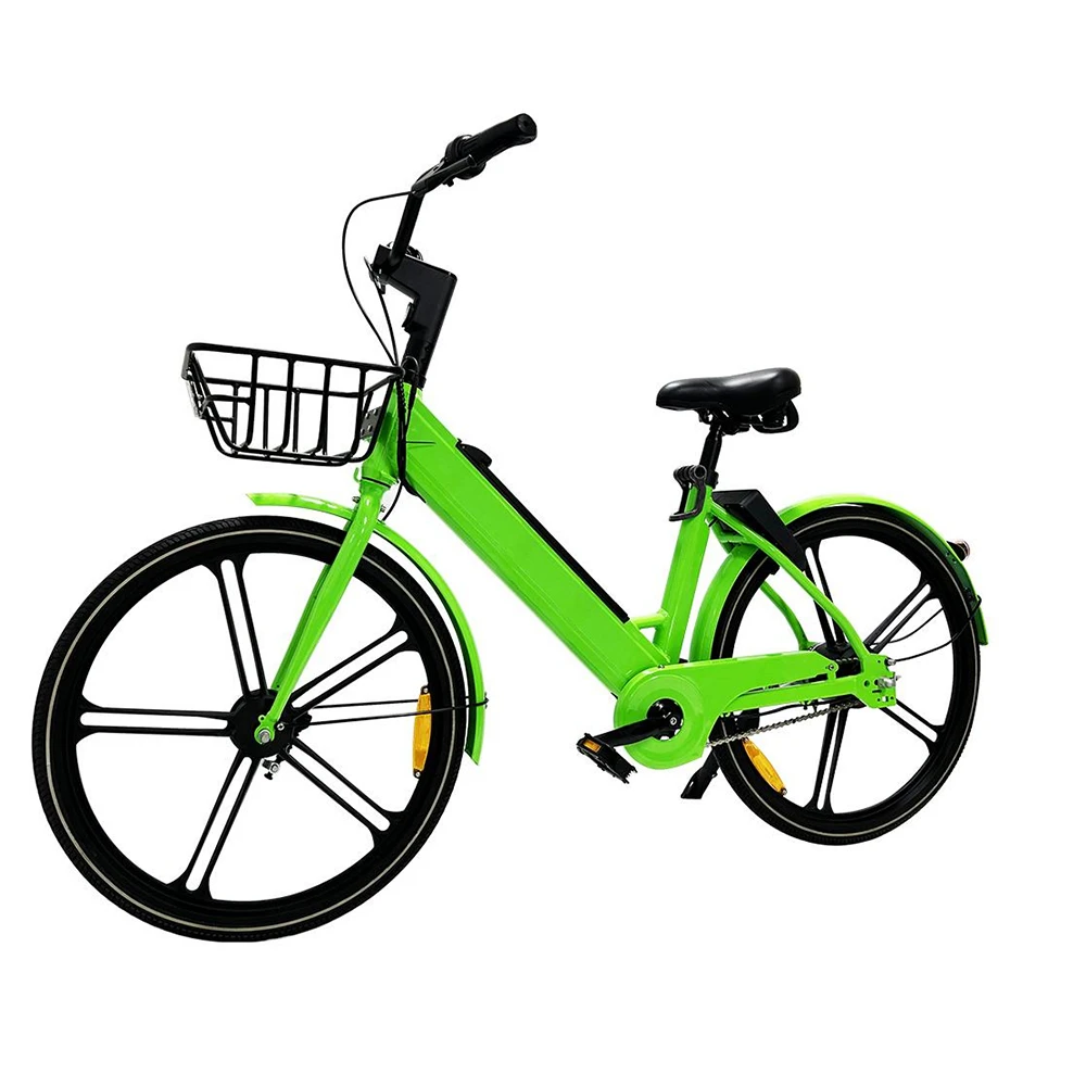 26 inch 36 volt battery electric e-bike Iot Gps Rental Public Dock Pedal E-Bike Bike Share System E Bikes Sharing Electric Bicyc