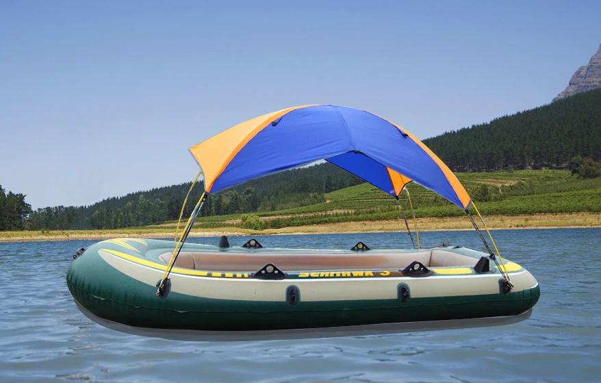 4 person 68351 Boat sun shelt Boat Sun Shelter Sailboat Waterproof Awning Cover Fishing Canopy Tent Sun Shade