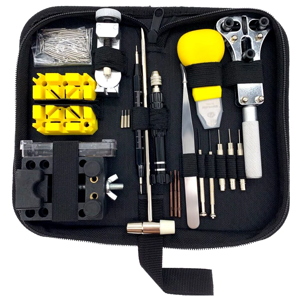 
Watch spare parts watch tool 148 pcs watch repair tool kit 