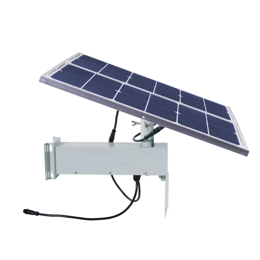 CE RoHS 30W Mono Solar Panel 30Ah LifePO4 battery DC12V 2A 5 years warranty IP67 Solar Energy System for CCTV Camera