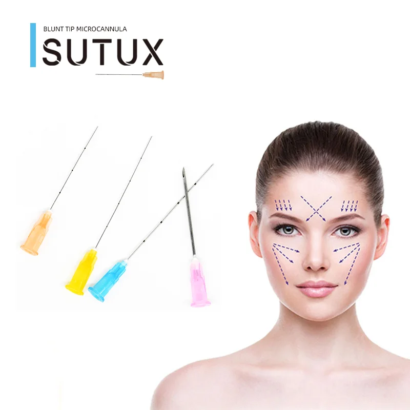 Sutux professional manufacture hyaluronic acid filler injection needle for filler injection