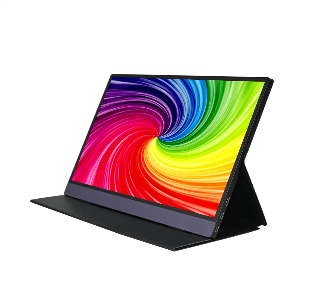 15.6 inch FHD 1080P IPS Screen Dual Speakers Type-C HD Mini Portable Monitor for Laptop PC Phone Switch PS5