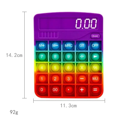 
Wholesale Amazon Hot New Release Stress Popping Board And Calculator With Letter Popper For Bubble Toy Push Pop Fidget Keyboard 