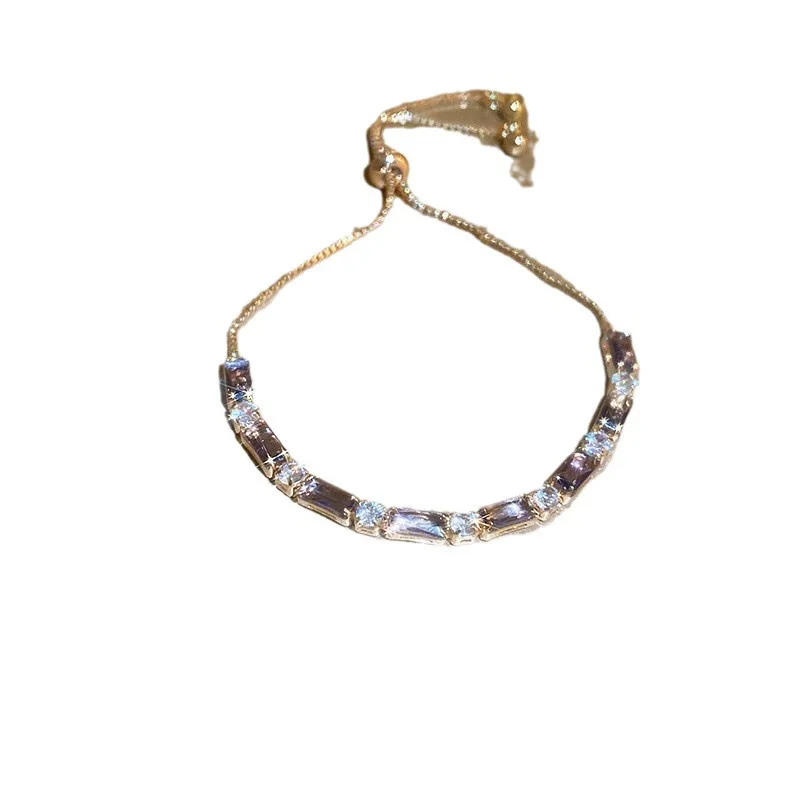 Handmade Exquisite High-End Luxury Beaded Bracelet for Women Explosive zircon Fashion Accessory