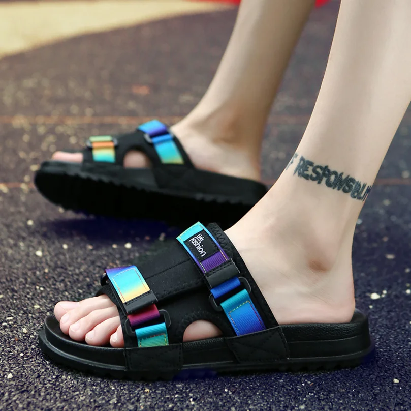 Оптовая продажа, новейший дизайн, мужские тапочки, Нескользящие мужские тапочки на заказ