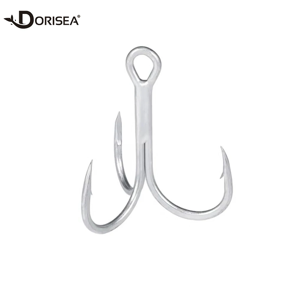DORISEA 9020 оптовая цена 2 #4 #6 #8 #10 #12 #14 #16 # Тройной рыболовный крючок из высокоуглеродистой стали