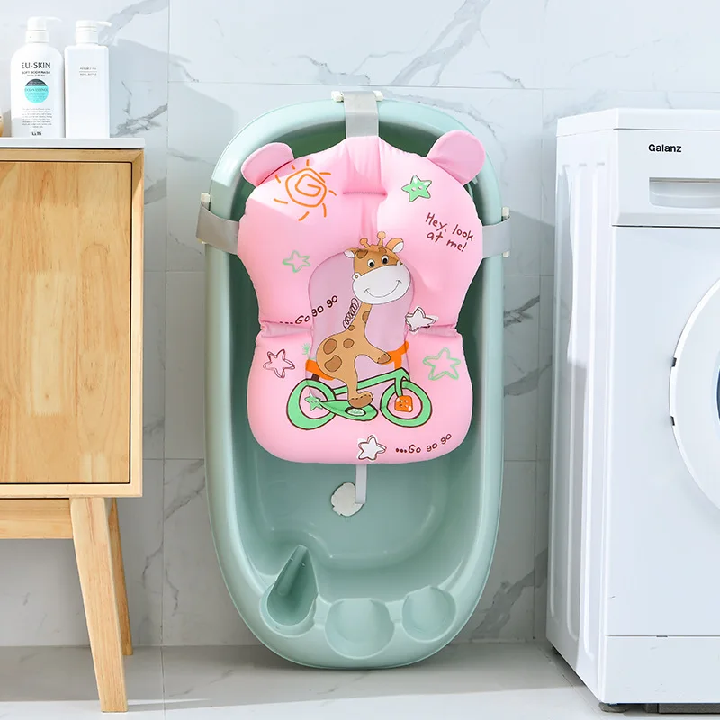 multifunction baby bath products straight body anti slip soft comfort body cushion newborn bathtub seat baby bath tub pad